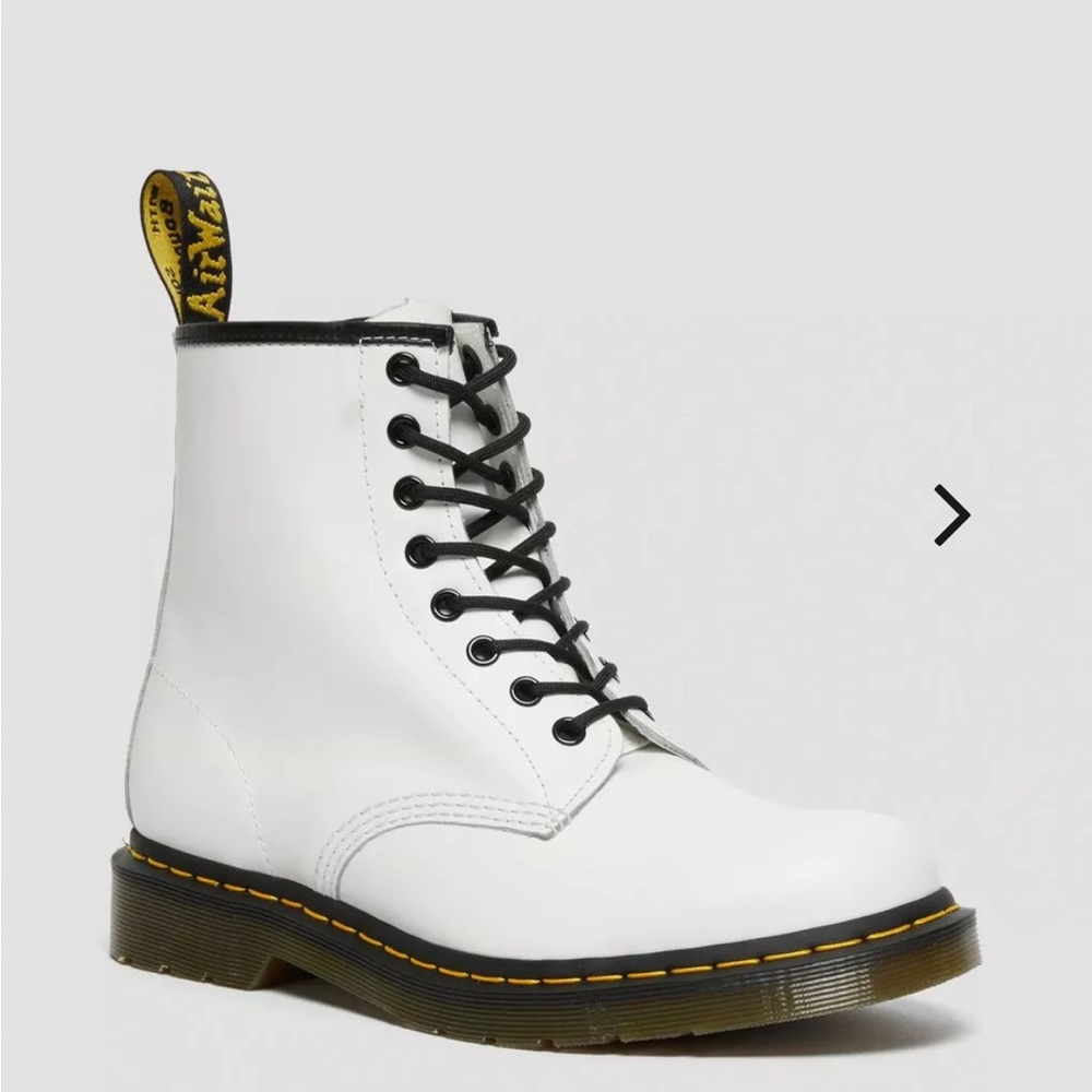 White 1460 smooth Dr. martens